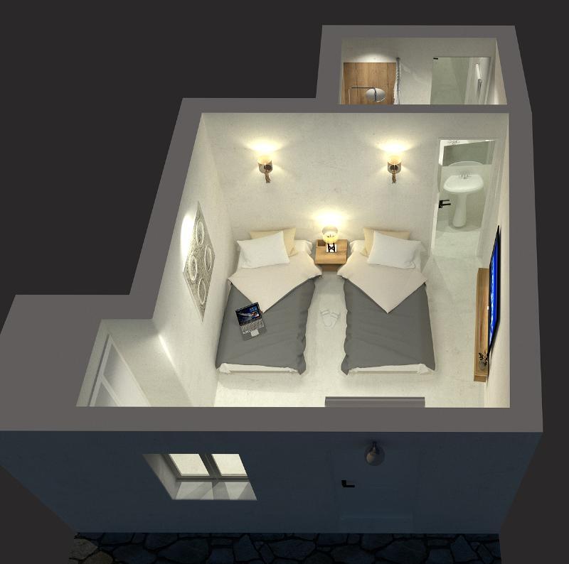 Mina Town Hillside Hotel Mykonos Town Ngoại thất bức ảnh